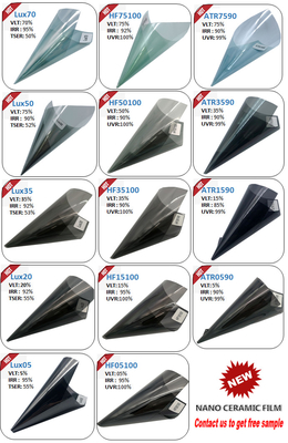 Colorracing 2 lớp kính PET Car Window Tint Film 2mil UV Rejection 100%