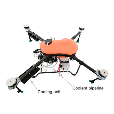 Gas Electric Hybrid Máy ảnh không người lái 16L Máy bay không người lái Máy bay UAV nông nghiệp 5L / phút