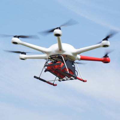 160MP 30KG Sợi carbon hạng nặng Thang máy Uav chữa cháy 10m / S
