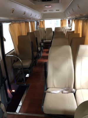 Động cơ 90kw 21 chỗ Xe buýt chở khách đã qua sử dụng Higer Coaster Toyota Coaster 2009 Hiệu suất tốt