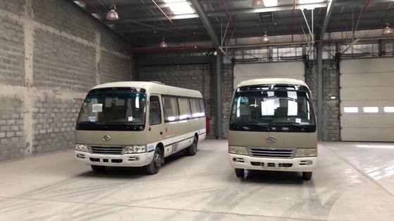 Động cơ 90kw 21 chỗ Xe buýt chở khách đã qua sử dụng Higer Coaster Toyota Coaster 2009 Hiệu suất tốt