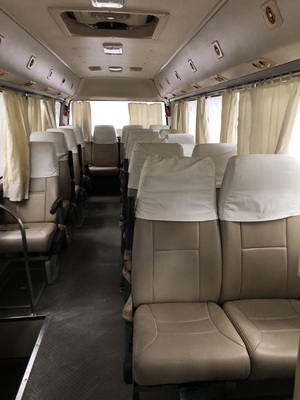 Động cơ 90kw 21 chỗ Xe buýt chở khách đã qua sử dụng Higer Coaster Toyota Coaster 2009 Hiệu suất tốt