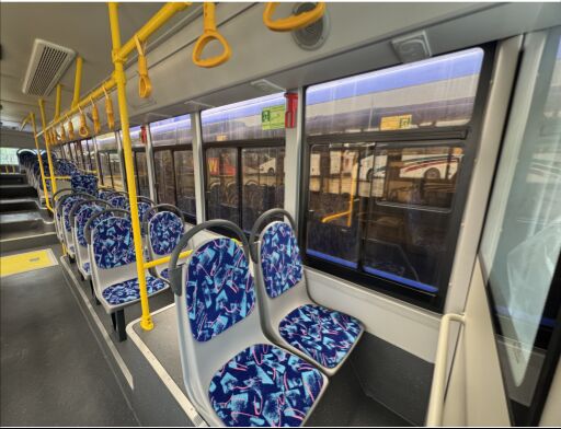 Xe buýt thành phố CNG 50+1 chỗ ngồi 10.5m