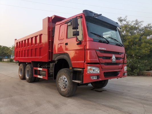 Đã được tân trang lại Xe tải tự đổ Sinotruk Howo 371 6x4 Euro 3 Mileage 65.000km