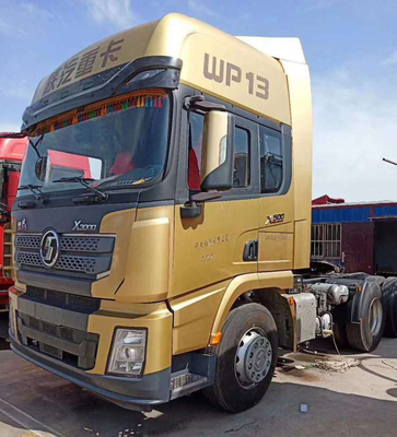 Weichai WP13.500E501 Máy kéo Shacman đã qua sử dụng Xe tải hạng nặng Lực kéo 40 tấn