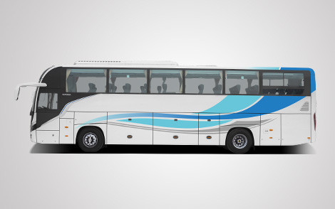Xe khách 12m Xe buýt Thành phố Yutong 375HP Euro 4 WP10H375E62