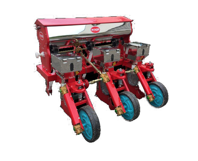 Máy gieo hạt giống ngô 3 hàng 750-1000mm với phân bón 3 điểm liên kết Cat I-III