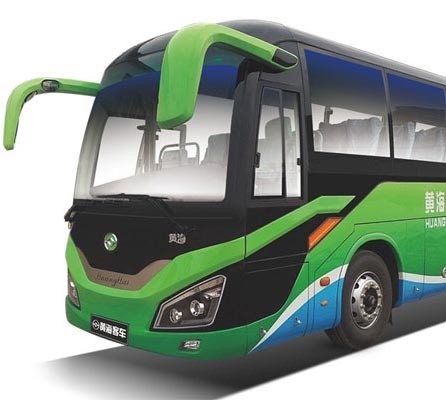 Huanghai 11m Xe cơ giới đã qua sử dụng 85km / H Xe buýt điện thuần túy 24-50 chỗ ngồi